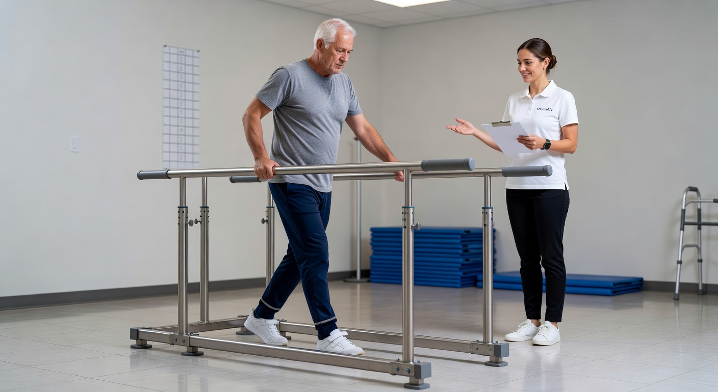 Parallel Bar Stainless untuk Klinik, Rehab, dan Home Care: Detail Stabilitas yang Menentukan Rasa Aman Pasien Saat Latihan Jalan