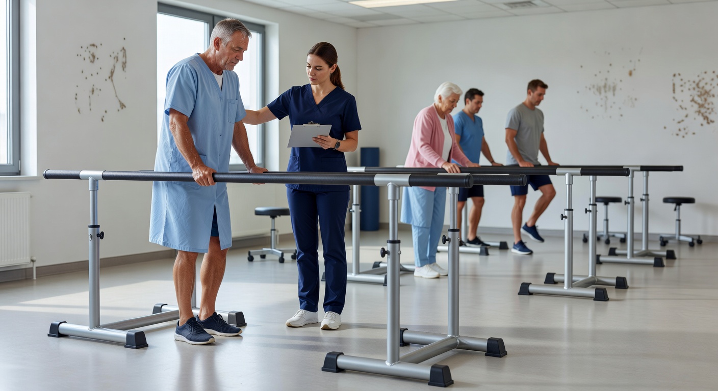 Parallel Bar untuk Fisioterapi Jalan: Solusi Latihan Berdiri dan Melangkah yang Stabil untuk Klinik, RS, dan Pusat Rehabilitasi
