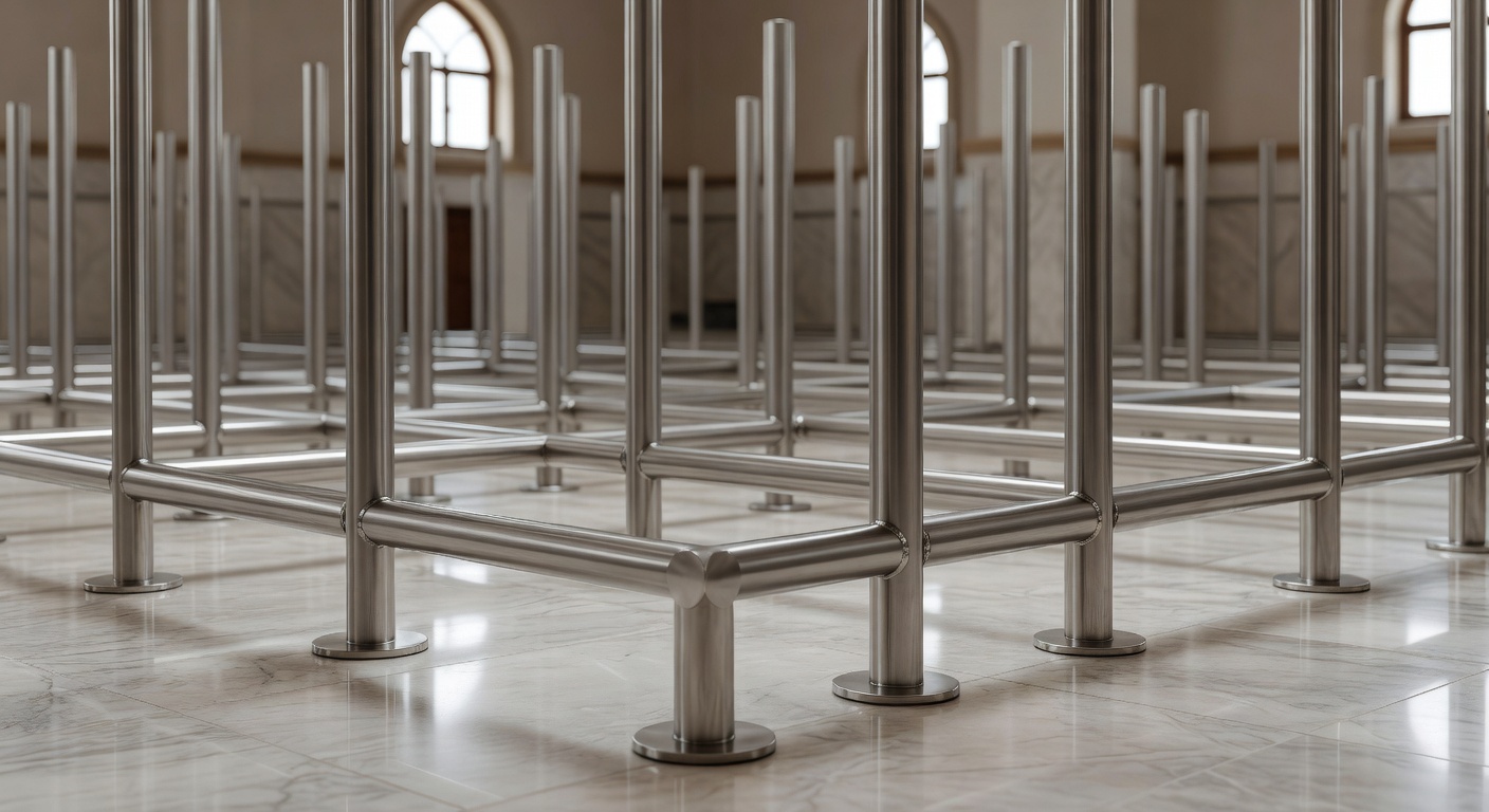 Pembatas Shaf Stainless Masjid: Detail Kecil yang Menentukan Kerapian, Keamanan, dan Umur Pakai