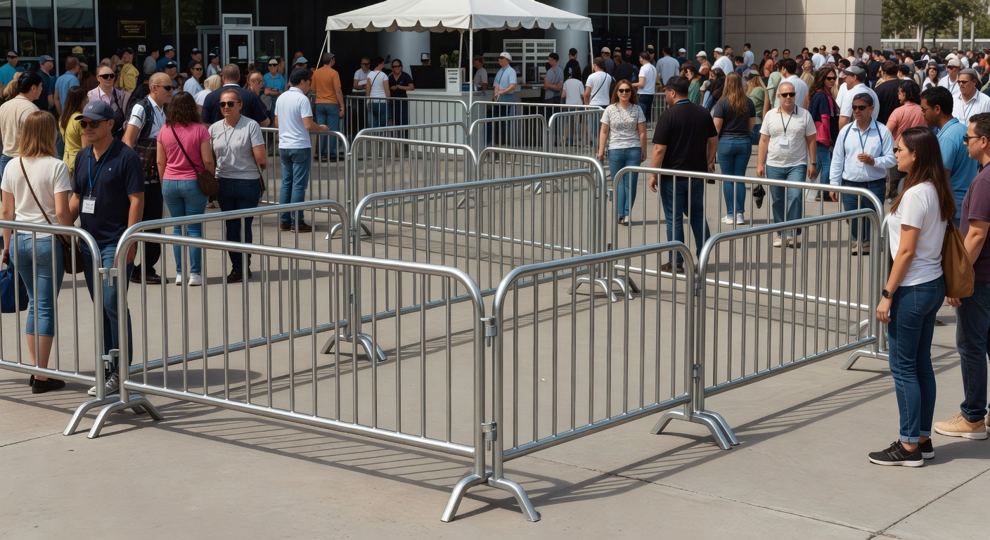 Road Barrier Stainless untuk Event dan Area Publik: Strategi Mengatur Arus Pengunjung agar Tetap Rapi, Aman, dan Profesional