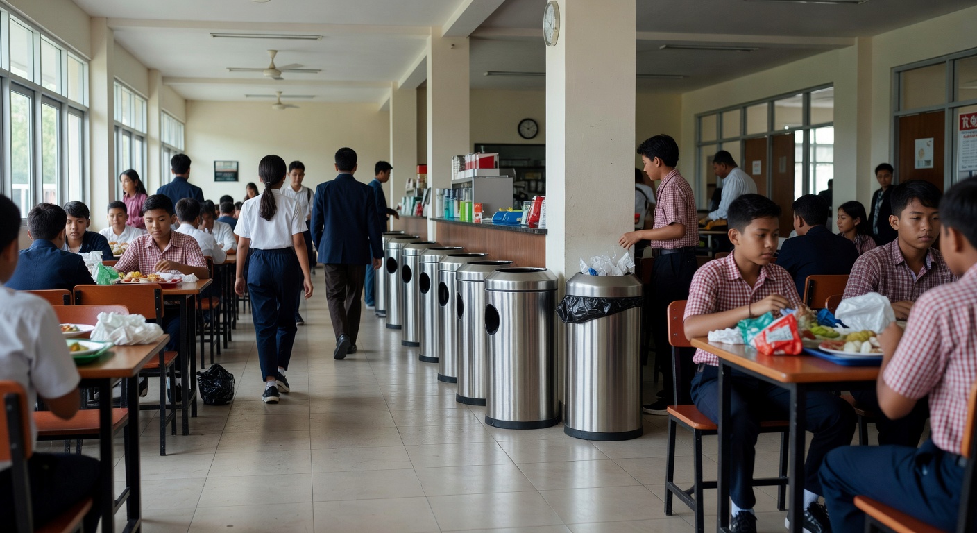 Tempat Sampah Stainless untuk Sekolah, Kantor, dan Area Publik: Kesalahan Penempatan yang Bikin Program Pilah Sampah Gagal Sejak Hari Pertama