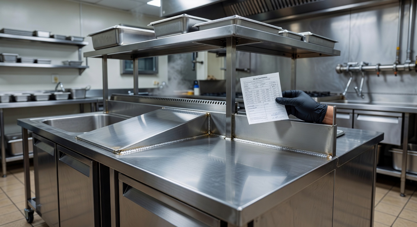 Bedah Anatomi Dapur MBG: 7 Detail Stainless Food Grade Yang Sering Luput Sebelum Verifikasi SPPG Ke BGN